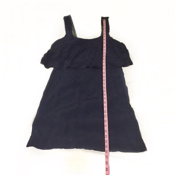Maeve | Navy Lace Shoulder Tisana Dress | Size: 4 - Picture 6 of 8